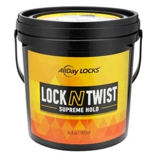 AllDay Locks Lock N Twist Gel: Supreme Hold, No Frizz/Flake, Grape Avocado, 64oz