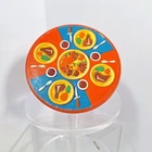 Little People Castle Red Feast Table Replacement Round Plastic Vintage