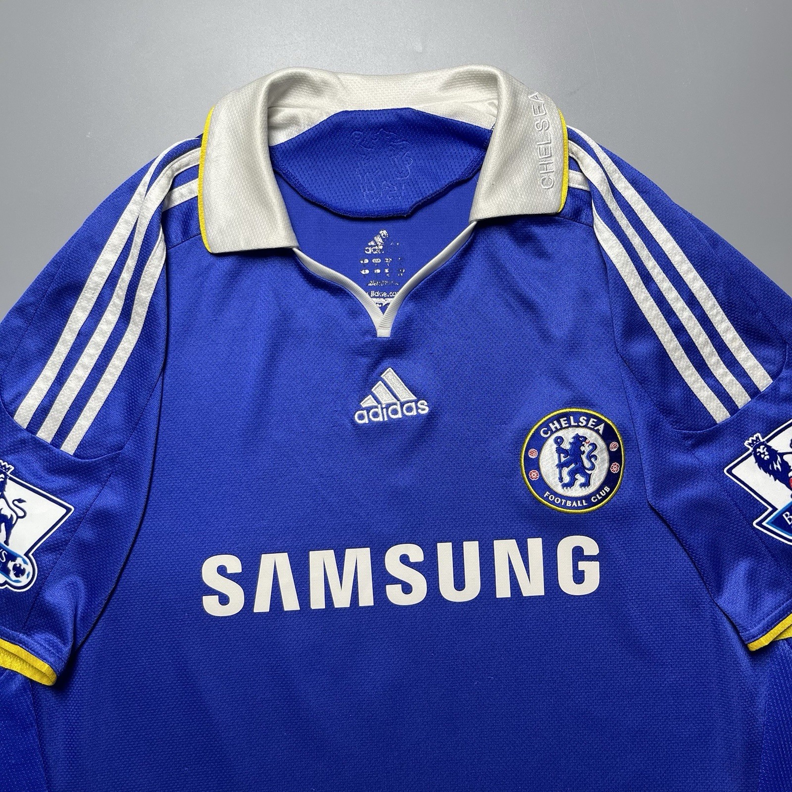 CHELSEA ADIDAS 2008/2009 FOOTBALL HOME JERSEY #18 QUARESMA SIZE “L” 656133