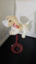 TY Beanie Babies SCRAPPY THE CURLY TERRIER DOG 6" Stuffed Animal Toy 2004