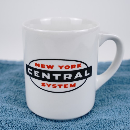 New York Central System NYC Railroad Logo White Ceramic Coffee Mug