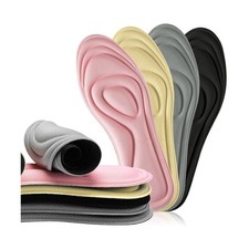 8 Pairs 3D Shoe Insoles Inserts Women Men, Sponge Insoles Replacement Innerso...