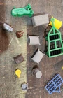 Lot of Marx and other farm parts to playset.