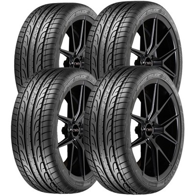 (QTY 4) P225/45R19 Dunlop SP Sport Maxx 92W SL Black Wall Tires