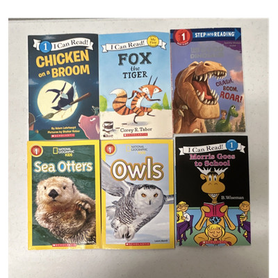 Lot of Level 1 Early Reader Paperbacks I Can Read Nat Geo Kids Step into Reading