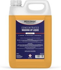McKLords Commercial Concentrated Washing Up Liquid - Orange - 2.5 Litre 4.12 per litre