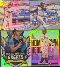 2025 Topps All Star Game Inserts - Classic Swings - Hometown Heroes - ASG Greats