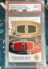 2010-11 Ultimate Collection - Ultimate Duos Jerseys Alex Ovechkin, Sidney Crosby