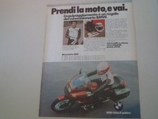 advertising Pubblicità 1979 MOTO BMW R 100 R100 RS/S/7 e GIACOMO AGOSTINI