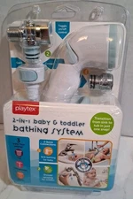 Playtex 2-in-1 Baby & Toddler Bathing System Shower Sprayer New