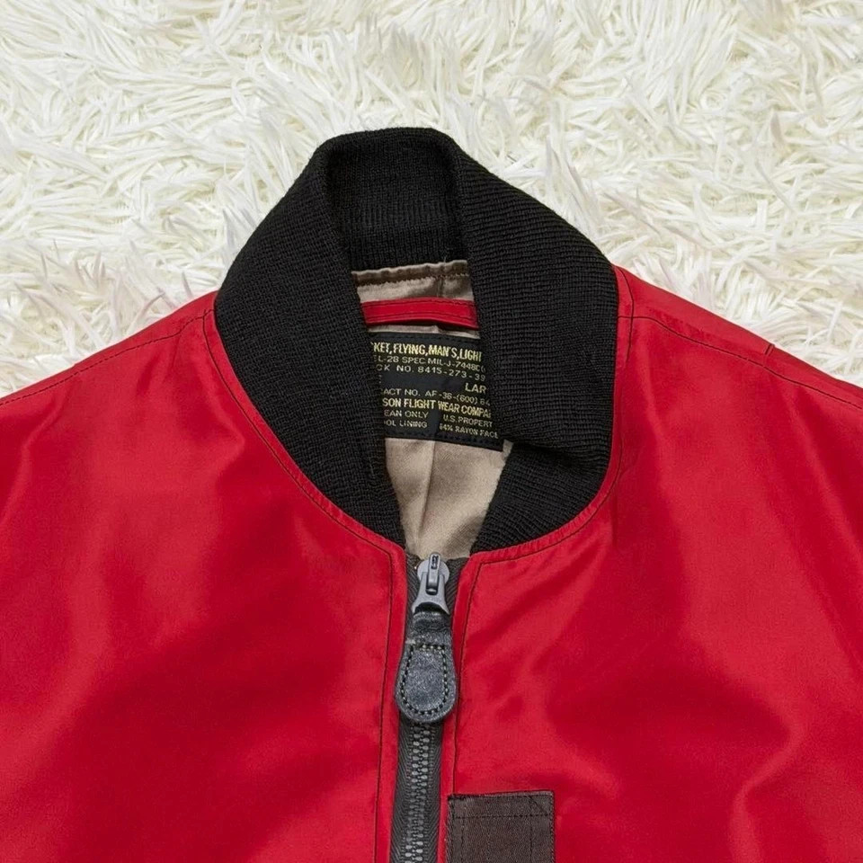 Buzz Rickson's Type L-2B Flight jacket Size L BR1… - image 4