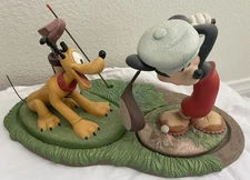 Walt Disney Classics Collection CANINE CADDY with Goofy And Mickey Mouse