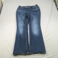 Vigoss Jeans Womens 16 Blue Boot Cut Jagger Classic Western Cowgirl Casual