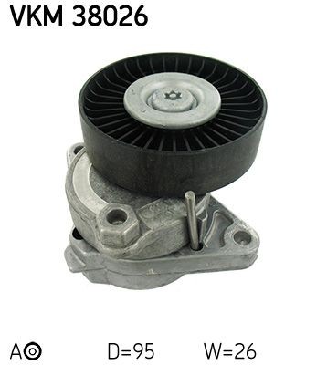 SKF Spannrolle, Keilrippenriemen VKM 38026 FüR Chrysler MERCEDES-BENZ-image