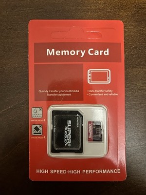 1TB Marked MicroSD DuoDuo Card + SD Adapter (As-Is Generic) New Sealed Unopened