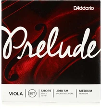 D'Addario J910 Prelude Viola String Set - Short Size (14-15 inch)