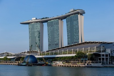 Marina Bay Sands Singapore Skyline Contemporary Architecture Photo Reprint Wall