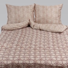 Bettwäsche Laura 200x220 cm Baumwollsatin Braun Faraon Mountain