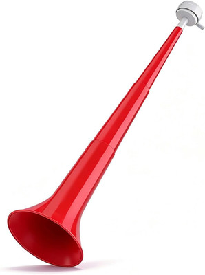 Vuvuzela Stadium Horn, 1 Pack Red 24 Inch Collapsible Soccer Horn, Loud ABS Part