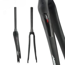 Forcella bici da strada in carbonio 700C QR cerchio forcella freno per sterzanti conici e dritti