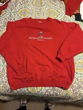 Vintage Western Kentucky WKU Hilltoppers Crewneck Sweatshirt Red USA Made XL