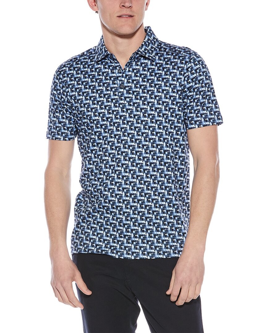 Мужская рубашка поло с принтом Raffi Geo