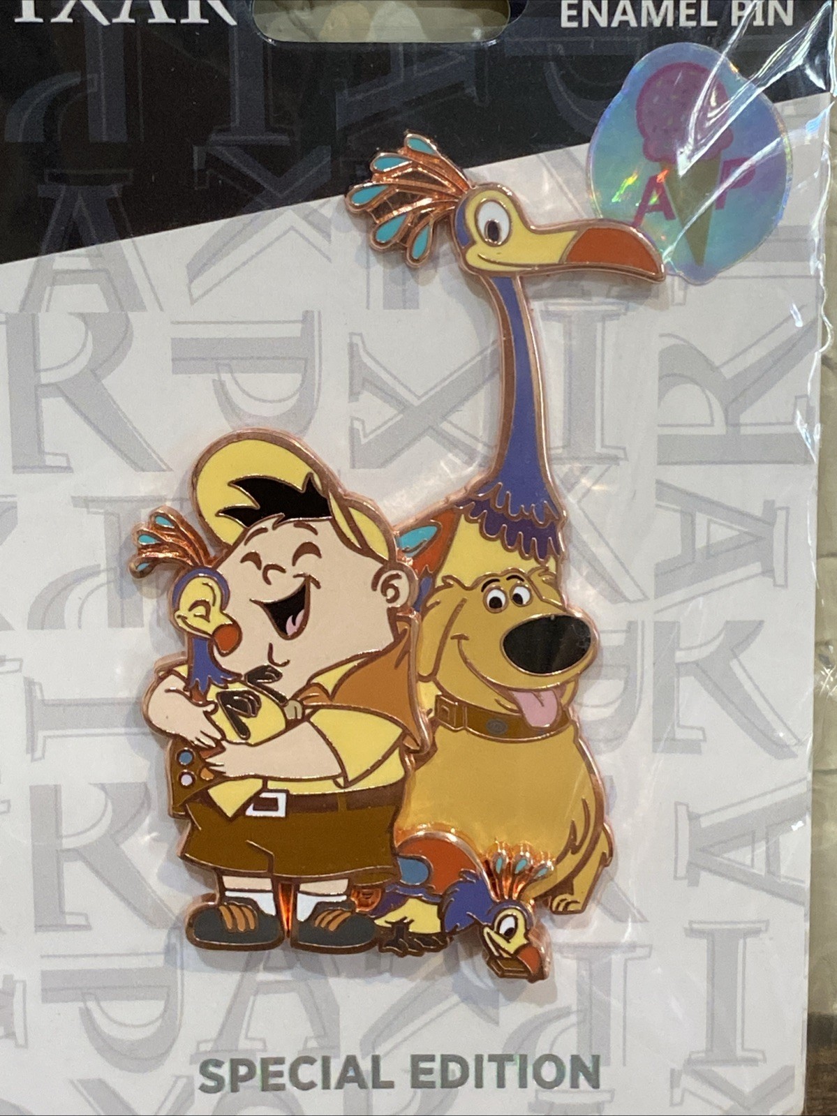 Disney Pixar Pink a la Mode PALM UP Russell Kevin Dug Pin LE 300 AP Artist Proof