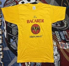 Vintage Bacardi Rum Shirt San Juan 5050 Promo Medium USA 151
