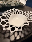 Lot Of Vintage Authentic Fenton Handmade Milk Glass Bowls