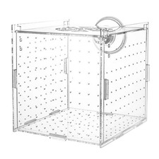 Aquarium Fish Tank Breeding Breeder Rearing Box Hatchery Isolation Case, Clear