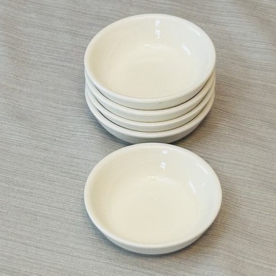 Lot Of 5 Maxwell & Williams White Small Dipping Stacking Bowls Berries Nuts