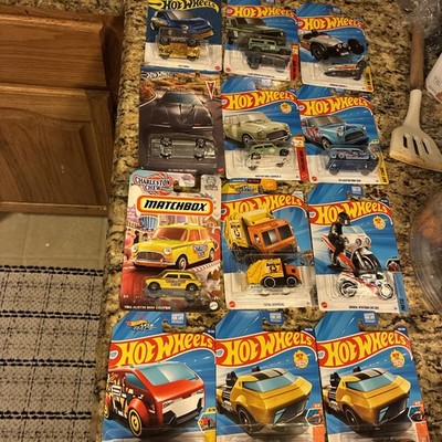 Hot Wheels and Matchbox Cars Lot 12 Mini Cooper Firebird Fiat Mini Cooper Land R