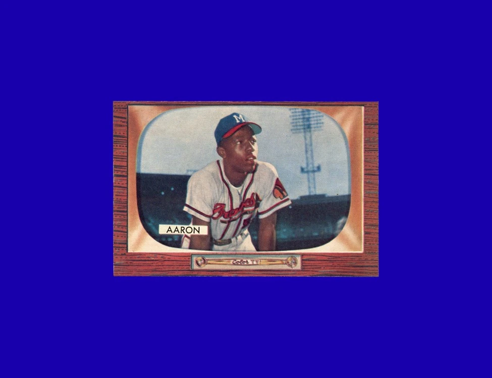 Hank Aaron 1955 Season Baseball Sports Trading Cards & Accessories