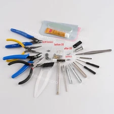 All tools, parts and accessories for cleaning and restore for Zippo lighter