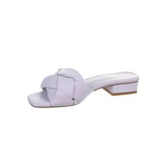 Sam Edelman Women's Dawson Slip on Sandals Size 9M Light Purple Heeled NWOB MB