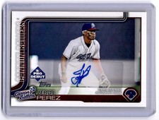 2025 Topps Pro Debut #PD-24 Jeral Perez Base Auto