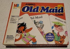Jumbo Old Maid Card Game 1978 Milton Bradley Complete With Instructions 
