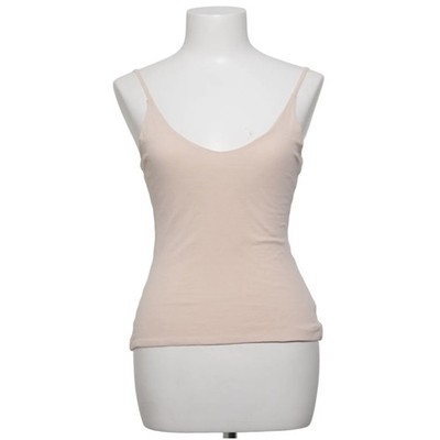 H&M, Tank­top, Größe: 36, Beige, Baumwolle, Einfarbig, Damen #srL