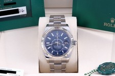 2026 Rolex Sky-Dweller Blue Dial Oyster Box/Papers/Card 336934 Steel