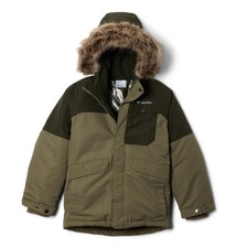 Columbia Youth Nordic Strider Ii Jacket Stone Greenscape Green Medium
