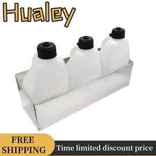 Aluminum 34.5" Fuel Jug Rack Holder Shelf Storage Fits 3 Five Gallon Jugs