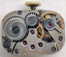 Rare Jules Jurgensen High Grade Peseux Cal. 140 17 Jewel watch movement Running