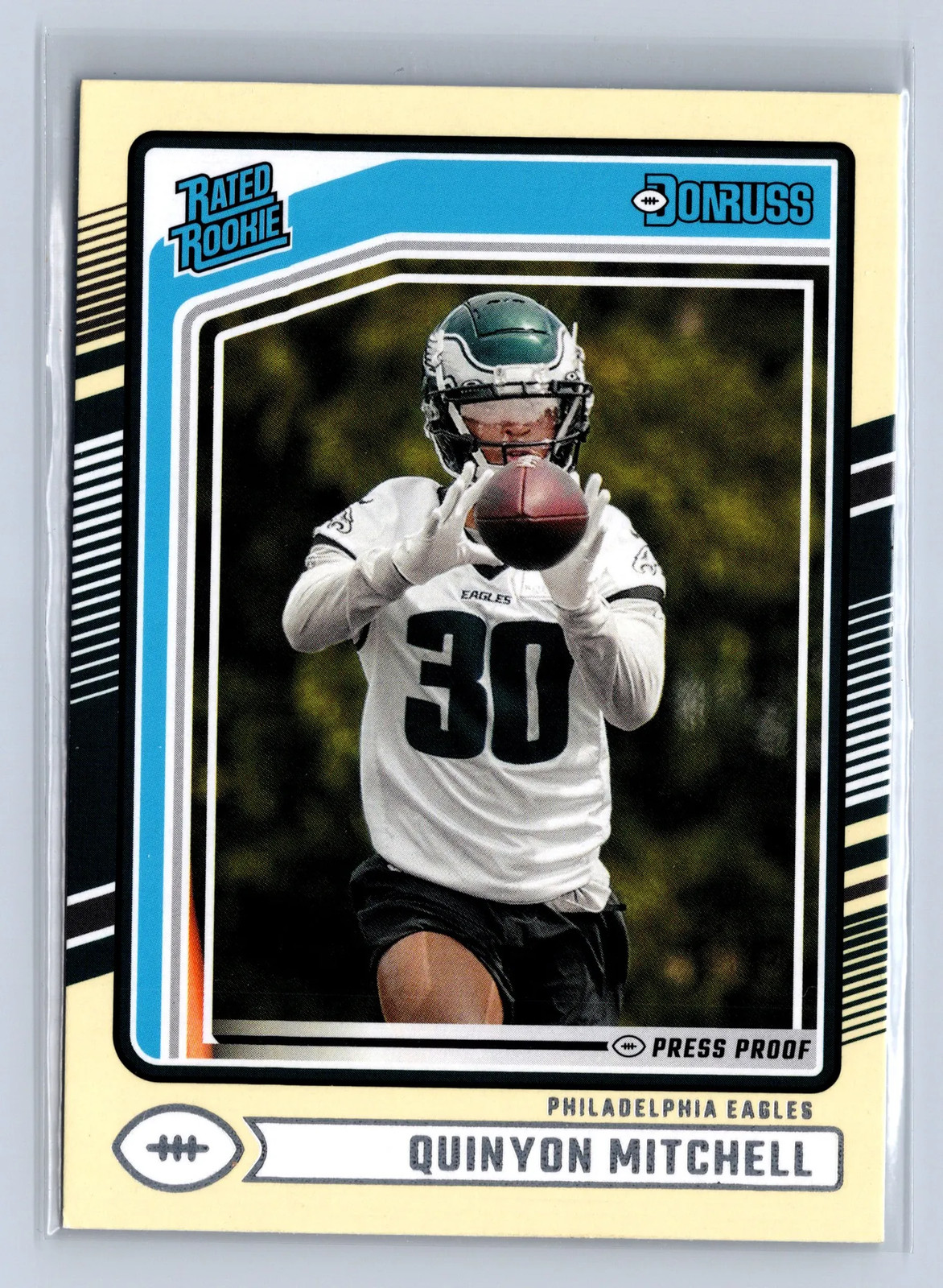 2024 Panini Donruss Quinyon Mitchell Press Proof Yellow #361