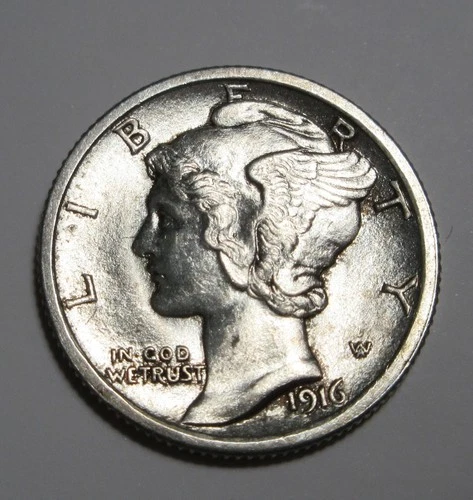 1916 Mercury Dime - BU Lot#179