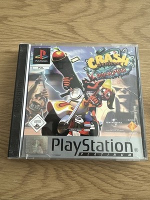 Crash Bandicoot 3 Warped Platinum PS1 Sony Playstation 1 Game