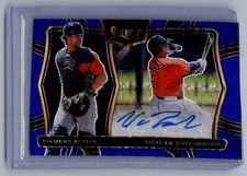 2025 Panini Select #DAS-WJ Walker Janek Action Signatures Blue Pulsar Prizm