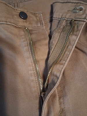 Levi's Men's Brown Medium Wash Denim Jeans Athletic Fit Straight Stretch