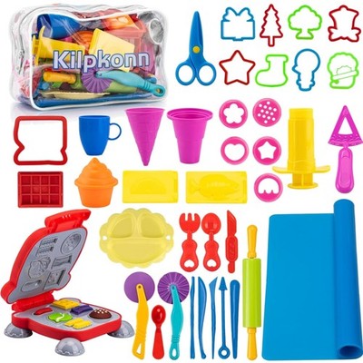 Kreatives Kinder-Knetwerkzeug-Set mit 41 Teilen für kulinarische Fantasien
