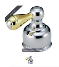 NEW Delta Roman Tub Metal Lever Handles - Qty 2 In Chrome Polished Brass - H65CB