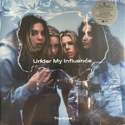 The Aces - Under My Influence. Blue Transluscent Vinyl 12'' Album NEW & SEALED